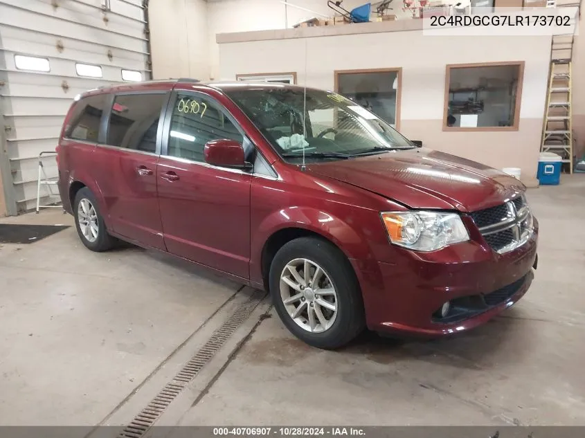 2020 Dodge Grand Caravan Sxt VIN: 2C4RDGCG7LR173702 Lot: 40706907