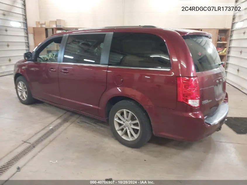 2020 Dodge Grand Caravan Sxt VIN: 2C4RDGCG7LR173702 Lot: 40706907