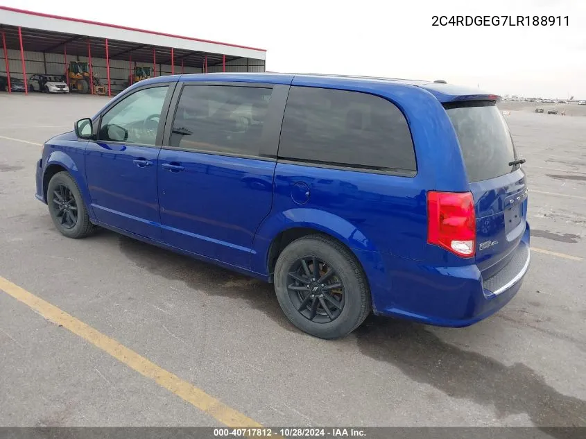 2C4RDGEG7LR188911 2020 Dodge Grand Caravan Gt