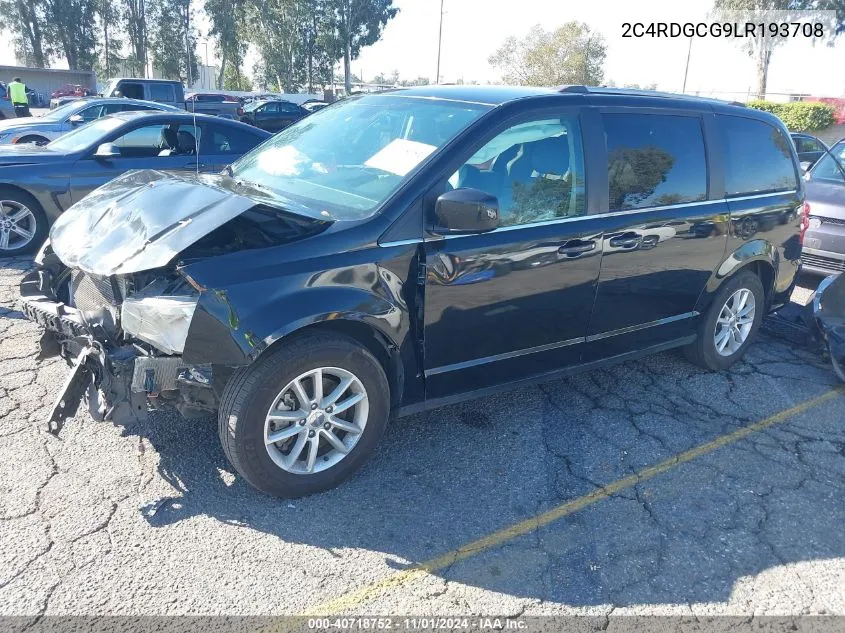 2020 Dodge Grand Caravan Sxt VIN: 2C4RDGCG9LR193708 Lot: 40718752