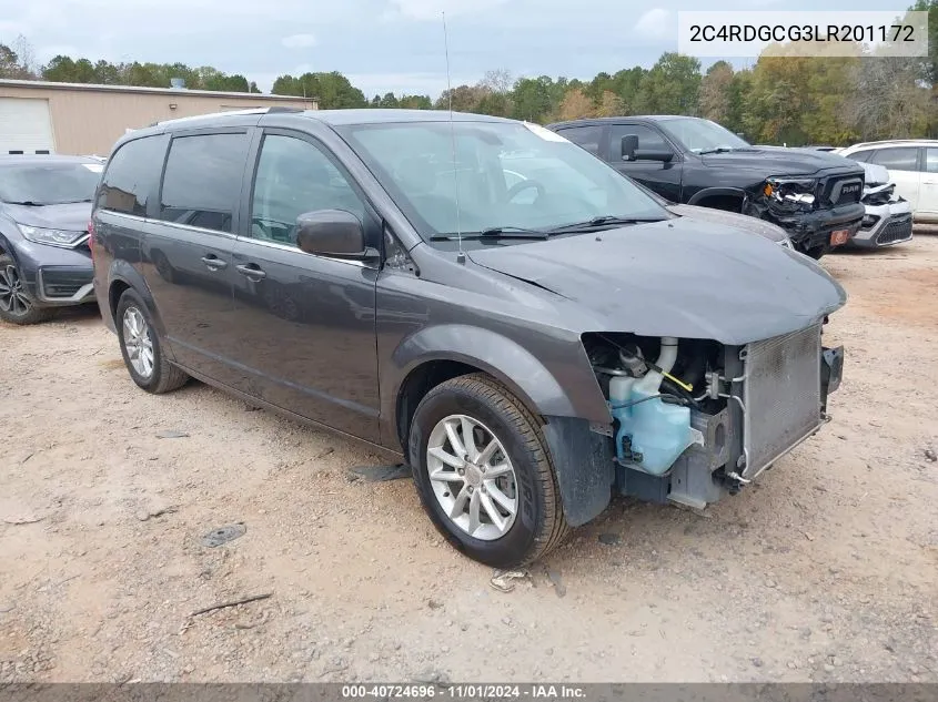 2020 Dodge Grand Caravan Sxt VIN: 2C4RDGCG3LR201172 Lot: 40724696