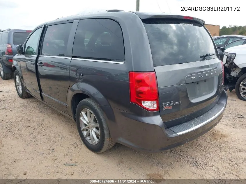 2020 Dodge Grand Caravan Sxt VIN: 2C4RDGCG3LR201172 Lot: 40724696