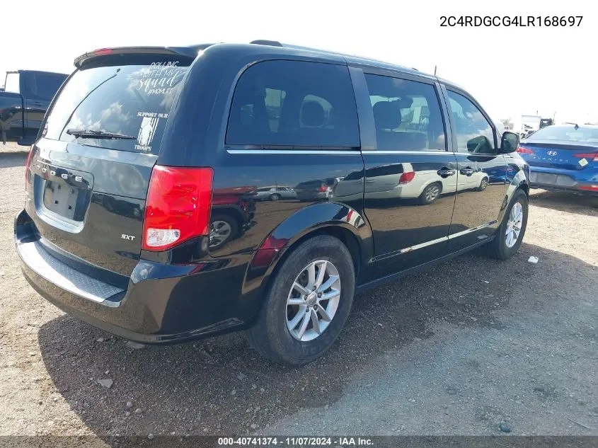 2020 Dodge Grand Caravan Sxt VIN: 2C4RDGCG4LR168697 Lot: 40741374