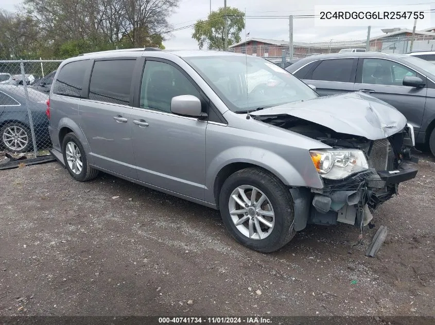 2020 Dodge Grand Caravan Sxt VIN: 2C4RDGCG6LR254755 Lot: 40741734