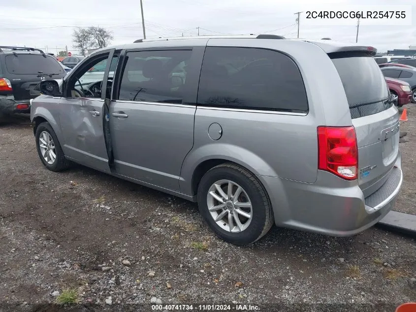 2020 Dodge Grand Caravan Sxt VIN: 2C4RDGCG6LR254755 Lot: 40741734