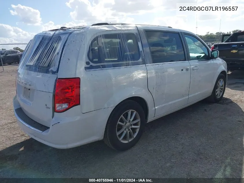 2020 Dodge Grand Caravan Sxt VIN: 2C4RDGCG7LR196557 Lot: 40755946