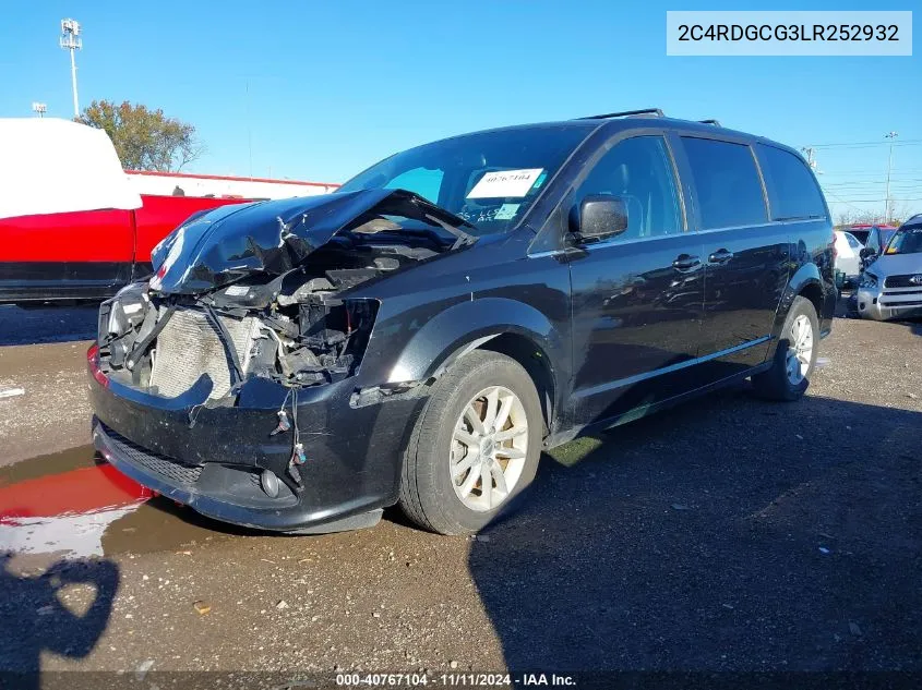 2C4RDGCG3LR252932 2020 Dodge Grand Caravan Sxt