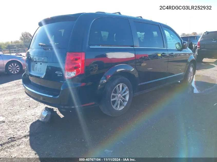 2C4RDGCG3LR252932 2020 Dodge Grand Caravan Sxt