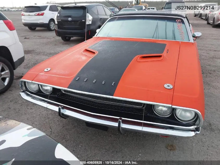 JS27N0B299214 1970 Dodge Challenger