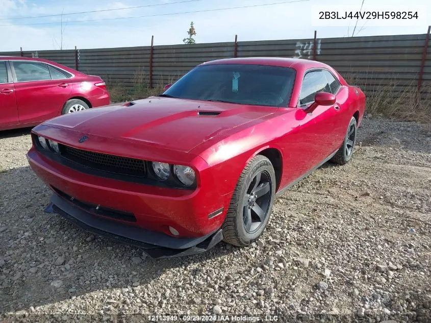 2009 Dodge Challenger Se VIN: 2B3LJ44V29H598254 Lot: 12113949