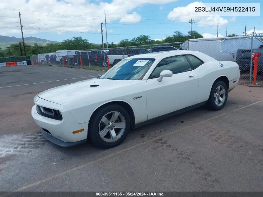 2009 Dodge Challenger Se VIN: 2B3LJ44V59H522415 Lot: 39511165