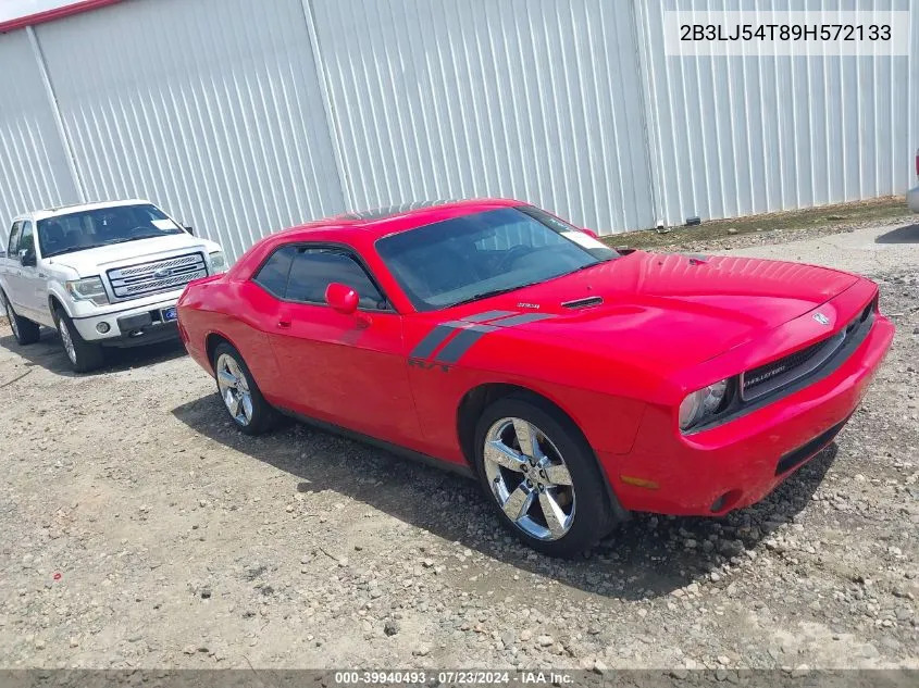 2009 Dodge Challenger R/T VIN: 2B3LJ54T89H572133 Lot: 39940493