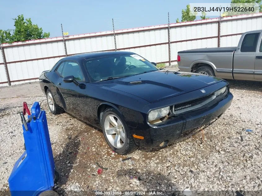 2009 Dodge Challenger Se VIN: 2B3LJ44V19H522640 Lot: 39979058