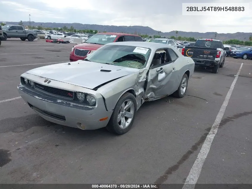 2009 Dodge Challenger R/T VIN: 2B3LJ54T89H548883 Lot: 40064370