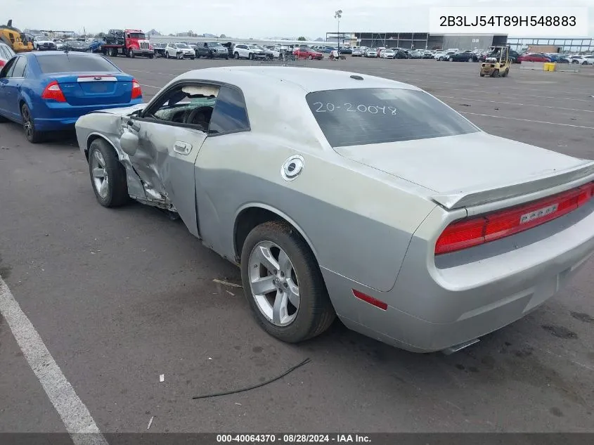 2009 Dodge Challenger R/T VIN: 2B3LJ54T89H548883 Lot: 40064370