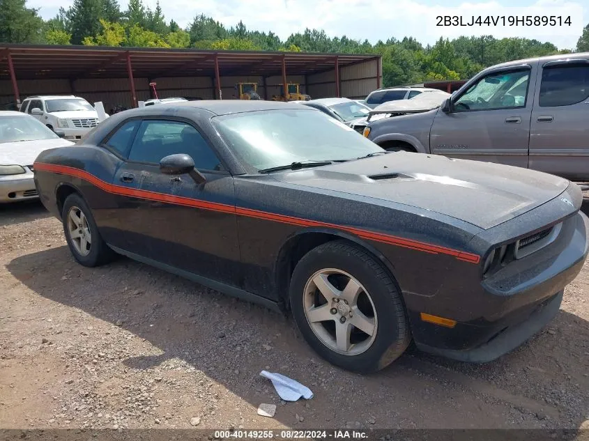 2B3LJ44V19H589514 2009 Dodge Challenger Se