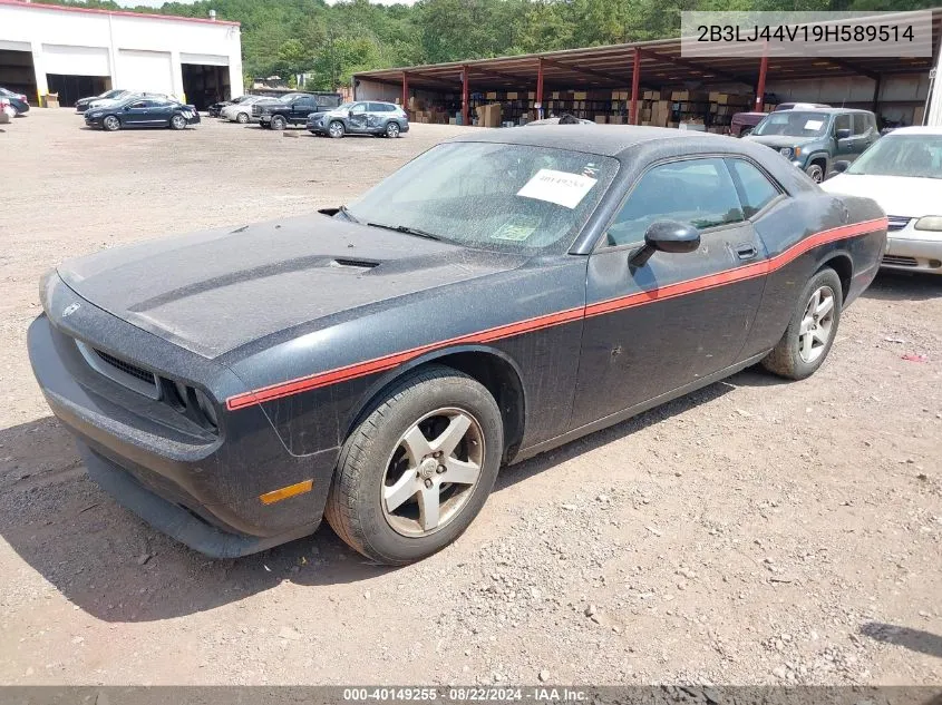 2B3LJ44V19H589514 2009 Dodge Challenger Se