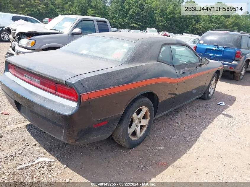 2009 Dodge Challenger Se VIN: 2B3LJ44V19H589514 Lot: 40149255