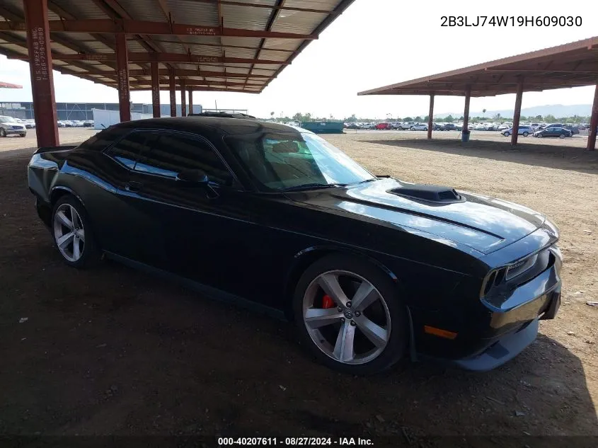 2009 Dodge Challenger Srt8 VIN: 2B3LJ74W19H609030 Lot: 40207611