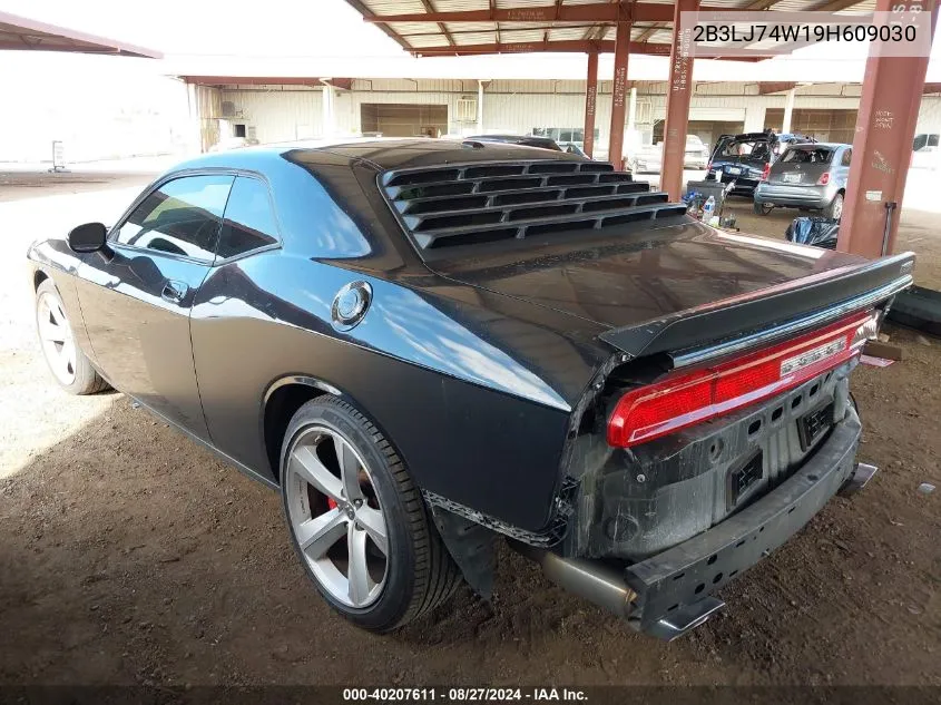 2009 Dodge Challenger Srt8 VIN: 2B3LJ74W19H609030 Lot: 40207611