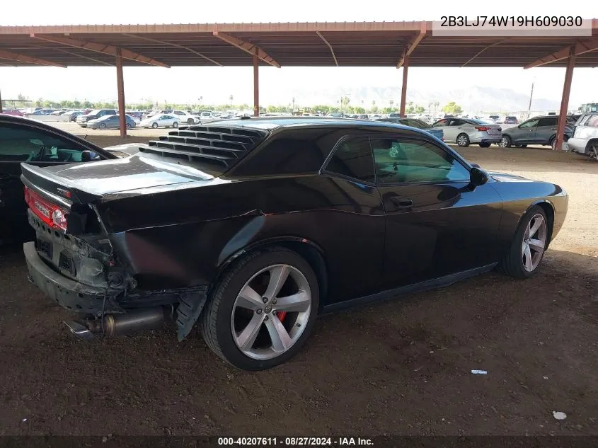 2009 Dodge Challenger Srt8 VIN: 2B3LJ74W19H609030 Lot: 40207611