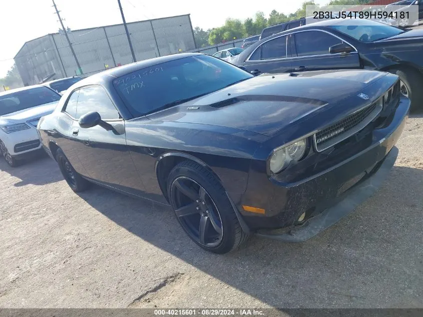 2B3LJ54T89H594181 2009 Dodge Challenger R/T