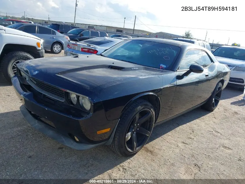 2B3LJ54T89H594181 2009 Dodge Challenger R/T