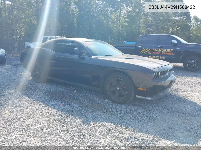 2009 Dodge Challenger Se VIN: 2B3LJ44V29H588422 Lot: 40384727