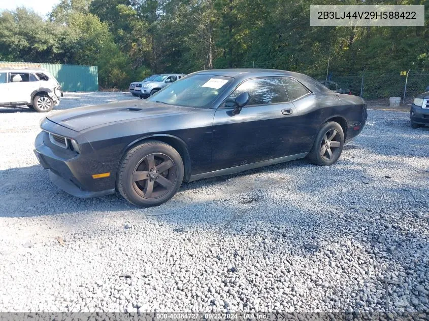 2009 Dodge Challenger Se VIN: 2B3LJ44V29H588422 Lot: 40384727