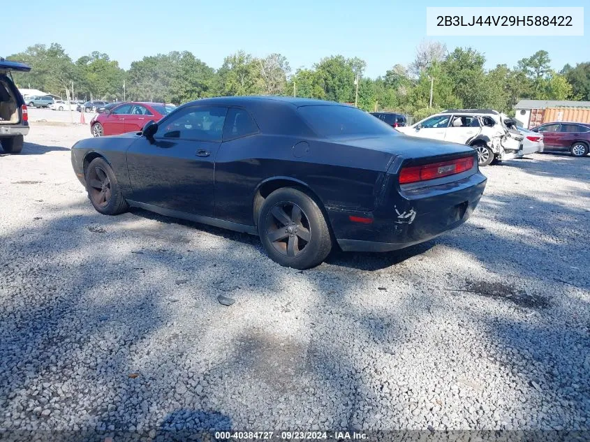 2009 Dodge Challenger Se VIN: 2B3LJ44V29H588422 Lot: 40384727