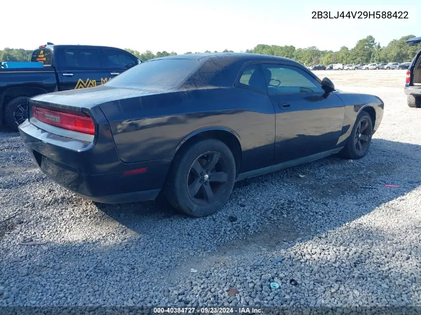 2009 Dodge Challenger Se VIN: 2B3LJ44V29H588422 Lot: 40384727