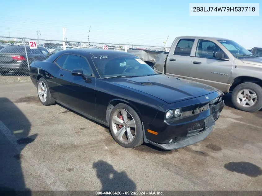 2009 Dodge Challenger Srt-8 VIN: 2B3LJ74W79H537718 Lot: 40406626