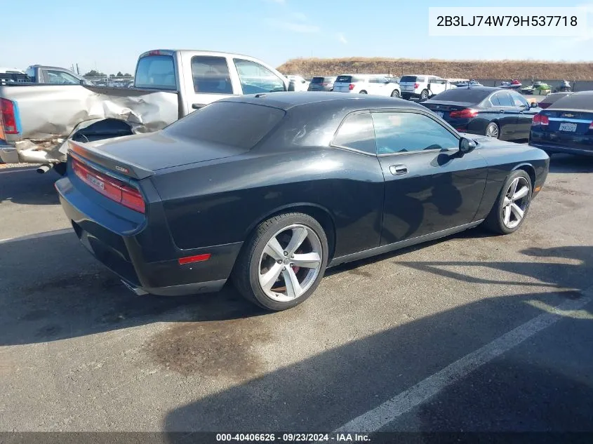 2009 Dodge Challenger Srt-8 VIN: 2B3LJ74W79H537718 Lot: 40406626