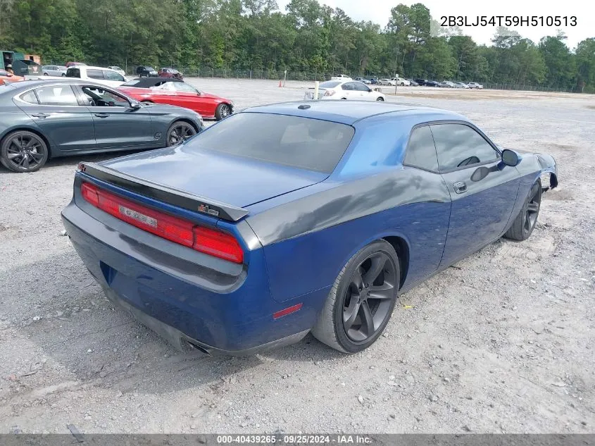 2009 Dodge Challenger R/T VIN: 2B3LJ54T59H510513 Lot: 40439265