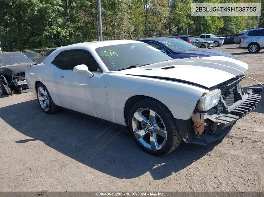 2009 Dodge Challenger R/T VIN: 2B3LJ54T49H538755 Lot: 40530295