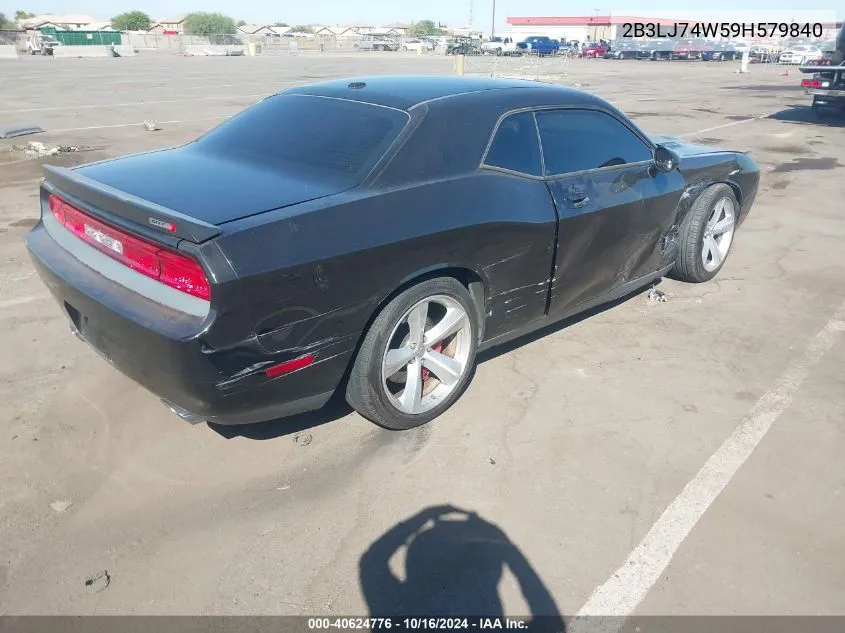 2009 Dodge Challenger Srt8 VIN: 2B3LJ74W59H579840 Lot: 40624776