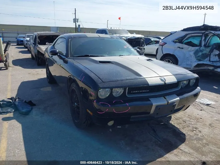 2009 Dodge Challenger Se VIN: 2B3LJ44VX9H594548 Lot: 40646423