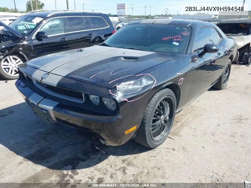 2009 Dodge Challenger Se VIN: 2B3LJ44VX9H594548 Lot: 40646423