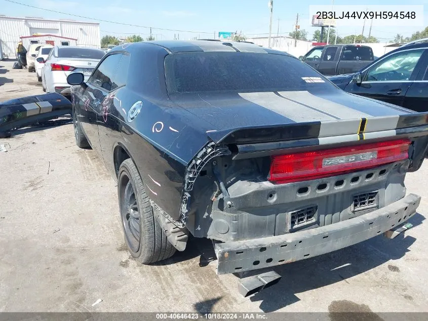 2009 Dodge Challenger Se VIN: 2B3LJ44VX9H594548 Lot: 40646423