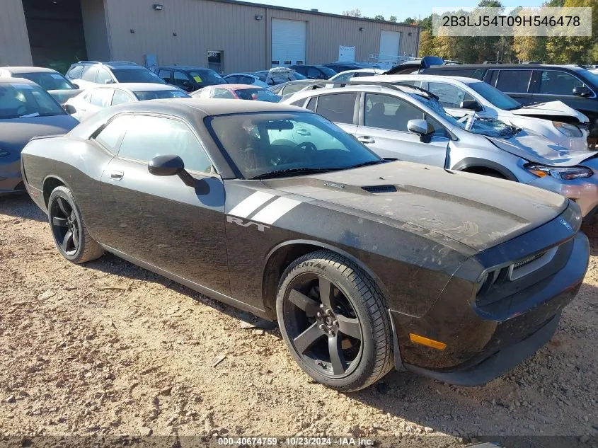 2009 Dodge Challenger R/T VIN: 2B3LJ54T09H546478 Lot: 40674759