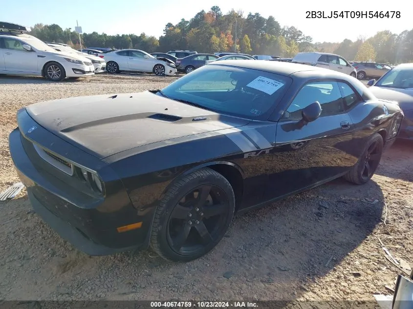 2009 Dodge Challenger R/T VIN: 2B3LJ54T09H546478 Lot: 40674759