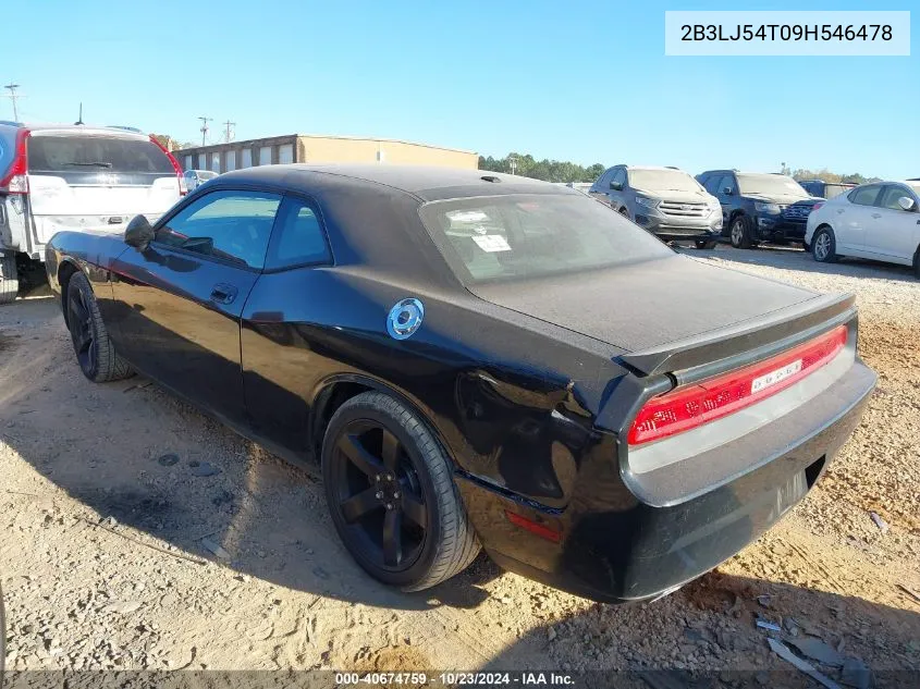 2009 Dodge Challenger R/T VIN: 2B3LJ54T09H546478 Lot: 40674759