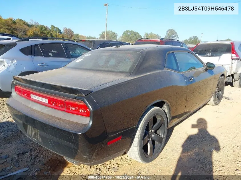 2009 Dodge Challenger R/T VIN: 2B3LJ54T09H546478 Lot: 40674759