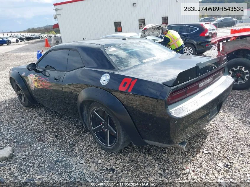 2009 Dodge Challenger Srt8 VIN: 2B3LJ74W89H543530 Lot: 40756911