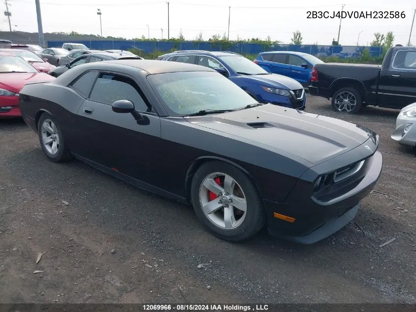 2010 Dodge Challenger VIN: 2B3CJ4DV0AH232586 Lot: 12069966