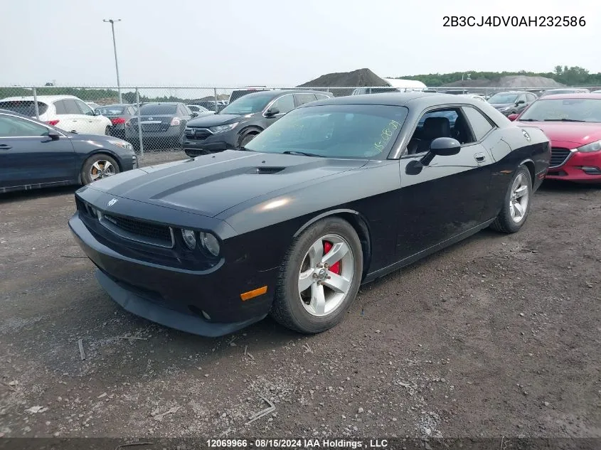 2010 Dodge Challenger VIN: 2B3CJ4DV0AH232586 Lot: 12069966