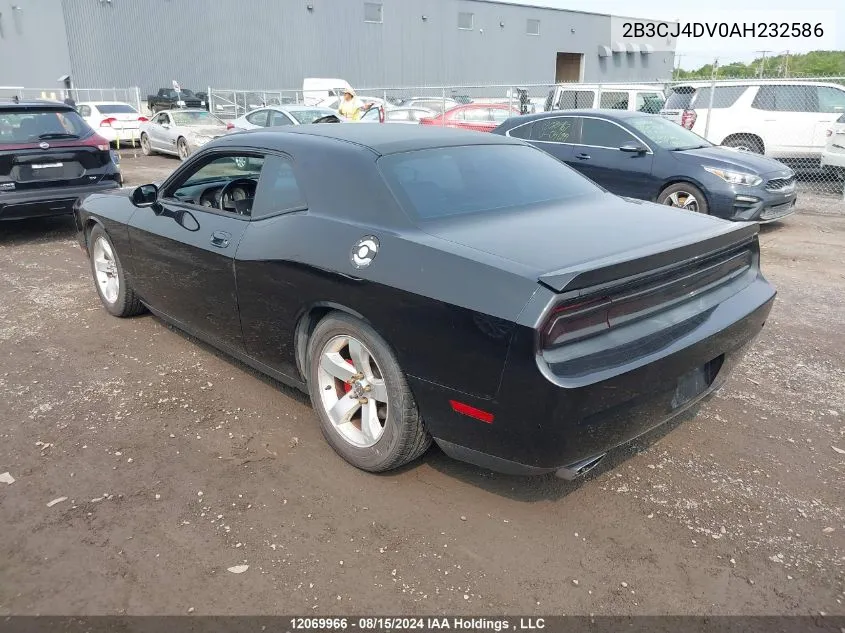 2B3CJ4DV0AH232586 2010 Dodge Challenger