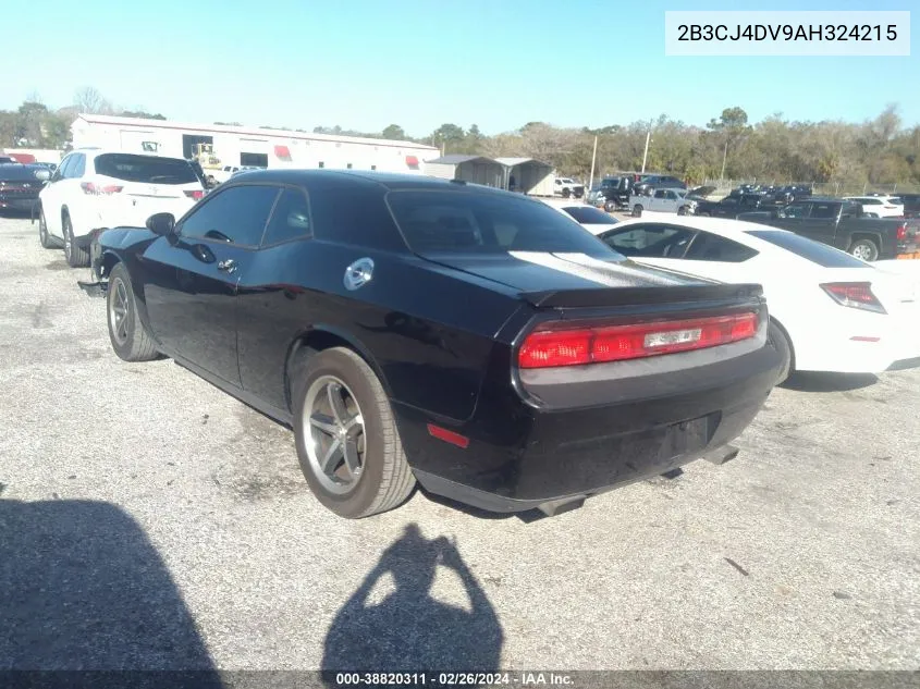 2010 Dodge Challenger Se VIN: 2B3CJ4DV9AH324215 Lot: 38820311