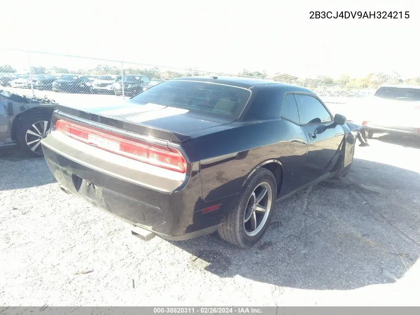 2010 Dodge Challenger Se VIN: 2B3CJ4DV9AH324215 Lot: 38820311