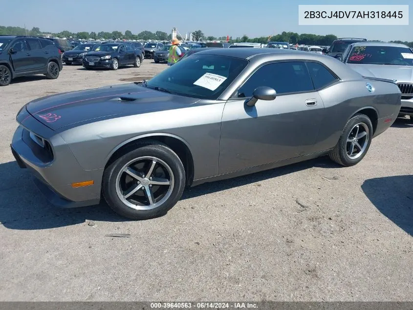 2010 Dodge Challenger Se VIN: 2B3CJ4DV7AH318445 Lot: 39640563